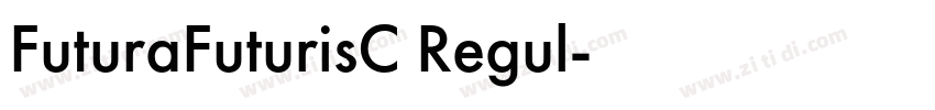 FuturaFuturisC Regul字体转换